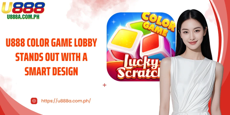 U888 Color Game lobby stands out with a smart design